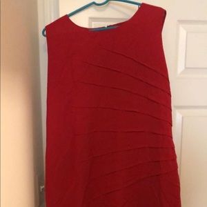 Red Calvin Klein sz 16 dress